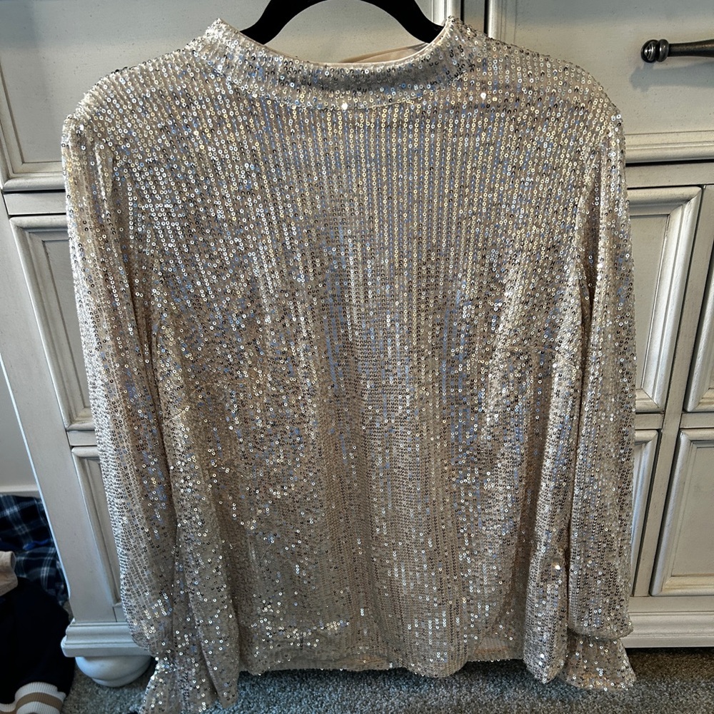 Beautiful sequin blouse from Lane Bryant size 14